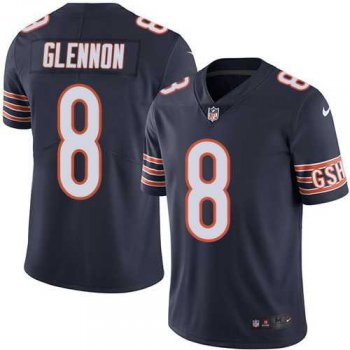 Nike Chicago Bears #8 Mike Glennon Navy Blue Team Color Men's Stitched NFL Vapor Untouchable Limited Jersey