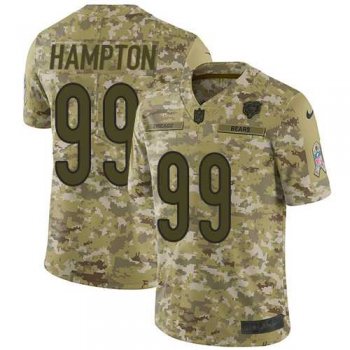 Nike Chicago Bears #99 Dan Hampton Camo Men's Stitched NFL Limited 2018 Salute To Service Jersey