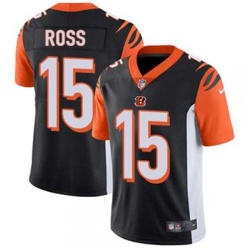 Nike Cincinnati Bengals #15 John Ross Black Team Color Men's Stitched NFL Vapor Untouchable Limited Jersey