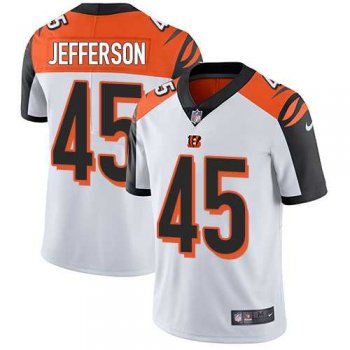 Nike Cincinnati Bengals #45 Malik Jefferson White Men's Stitched NFL Vapor Untouchable Limited Jersey