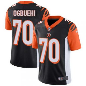 Nike Cincinnati Bengals #70 Cedric Ogbuehi Black Team Color Men's Stitched NFL Vapor Untouchable Limited Jersey