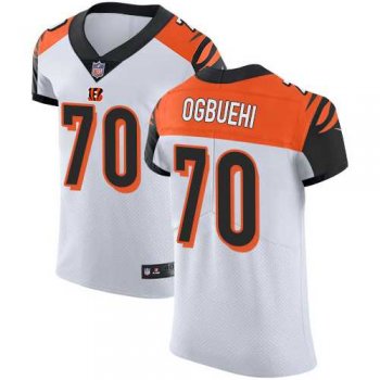 Nike Cincinnati Bengals #70 Cedric Ogbuehi White Men's Stitched NFL Vapor Untouchable Elite Jersey