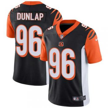 Nike Cincinnati Bengals #96 Carlos Dunlap Black Team Color Men's Stitched NFL Vapor Untouchable Limited Jersey