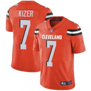 Nike Cleveland Browns #7 DeShone Kizer Orange Alternate Men's Stitched NFL Vapor Untouchable Limited Jersey