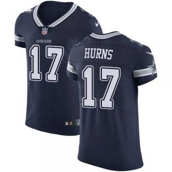 Nike Dallas Cowboys #17 Allen Hurns Navy Blue Team Color Men's Stitched NFL Vapor Untouchable Elite Jersey