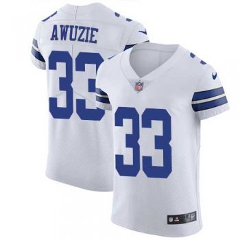 Nike Dallas Cowboys #33 Chidobe Awuzie White Men's Stitched NFL Vapor Untouchable Elite Jersey