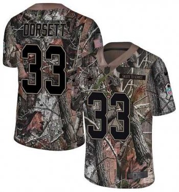 Nike Dallas Cowboys #33 Tony Dorsett Camo Men's Stitched NFL Limited Rush Realtree Jersey