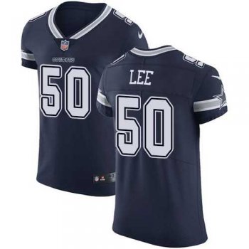 Nike Dallas Cowboys #50 Sean Lee Navy Blue Team Color Men's Stitched NFL Vapor Untouchable Elite Jersey