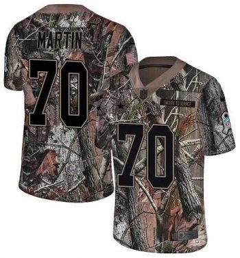 Nike Dallas Cowboys #70 Zack Martin Camo Men's Stitched NFL Limited Rush Realtree Jersey