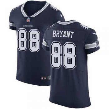 Nike Dallas Cowboys #88 Dez Bryant Navy Blue Team Color Men's Stitched NFL Vapor Untouchable Elite Jersey