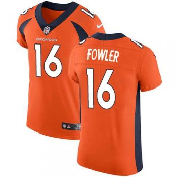 Nike Denver Broncos #16 Bennie Fowler Orange Team Color Men's Stitched NFL Vapor Untouchable Elite Jersey