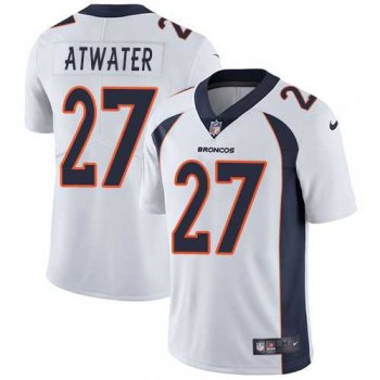 Nike Denver Broncos #27 Steve Atwater White Men's Stitched NFL Vapor Untouchable Limited Jersey