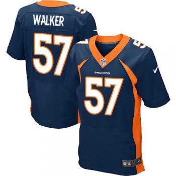 Nike Denver Broncos #57 Demarcus Walker Navy Blue Alternate Men's Stitched NFL New Elite Jersey