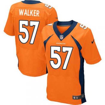 Nike Denver Broncos #57 Demarcus Walker Orange Team Color Men's Stitched NFL New Elite Jersey