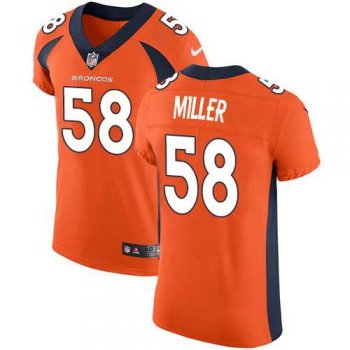 Nike Denver Broncos #58 Von Miller Orange Team Color Men's Stitched NFL Vapor Untouchable Elite Jersey