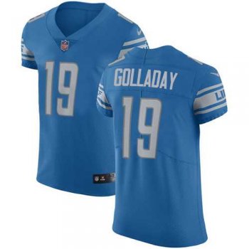 Nike Detroit Lions #19 Kenny Golladay Blue Team Color Men's Stitched NFL Vapor Untouchable Elite Jersey