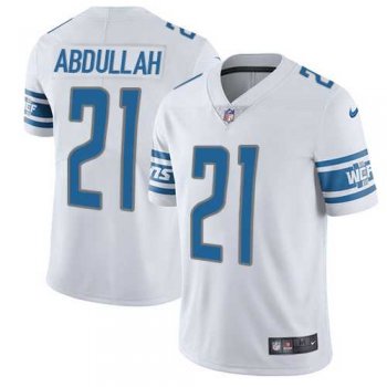 Nike Detroit Lions #21 Ameer Abdullah White Men's Stitched NFL Limited Jersey