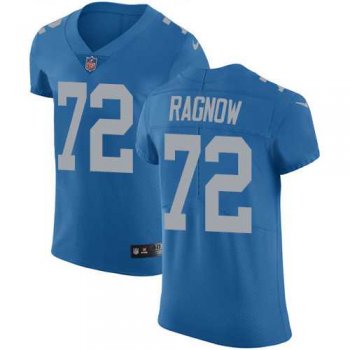 Nike Detroit Lions #72 Frank Ragnow Alternate Men's Vapor Untouchable Blue Elite NFL Jersey