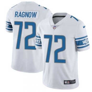 Nike Detroit Lions #72 Frank Ragnow Road Men's Vapor Untouchable White Limited NFL Jersey