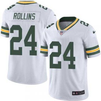 Nike Green Bay Packers #24 Quinten Rollins White Men's Stitched NFL Limited Rush Jersey