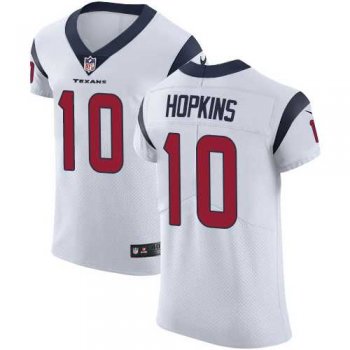 Nike Houston Texans #10 DeAndre Hopkins White Men's Stitched NFL Vapor Untouchable Elite Jersey