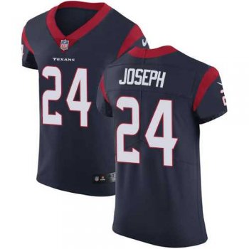 Nike Houston Texans #24 Johnathan Joseph Navy Blue Team Color Men's Stitched NFL Vapor Untouchable Elite Jersey