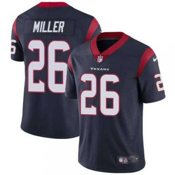 Nike Houston Texans #26 Lamar Miller Navy Blue Team Color Men's Stitched NFL Vapor Untouchable Limited Jersey