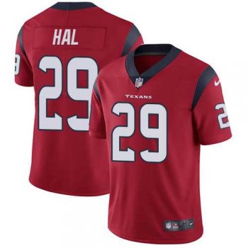 Nike Houston Texans #29 Andre Hal Red Alternate Men's Stitched NFL Vapor Untouchable Limited Jersey