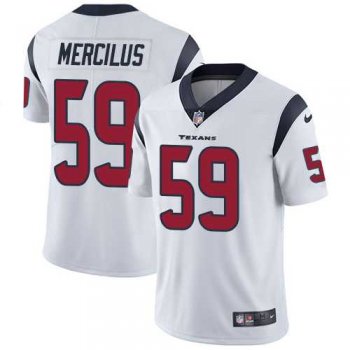 Nike Houston Texans #59 Whitney Mercilus White Men's Stitched NFL Vapor Untouchable Limited Jersey