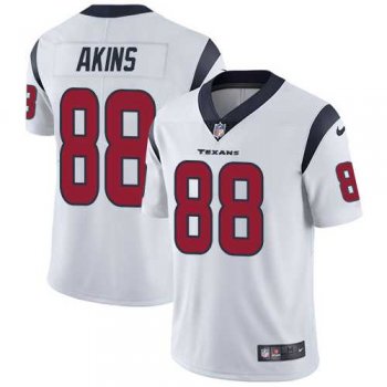 Nike Houston Texans #88 Jordan Akins White Men's Stitched NFL Vapor Untouchable Limited Jersey