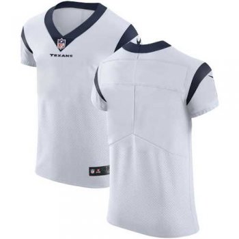 Nike Houston Texans Blank White Men's Stitched NFL Vapor Untouchable Elite Jersey