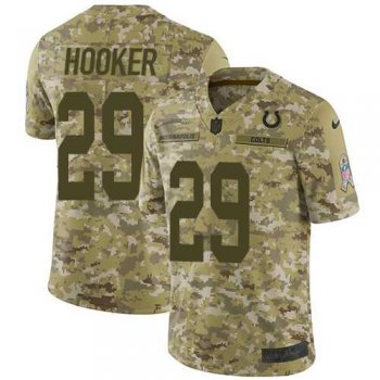 Nike Indianapolis Colts #29 Malik Hooker Camo Men's Stitched NFL Limited 2018 Salute To Service Jersey