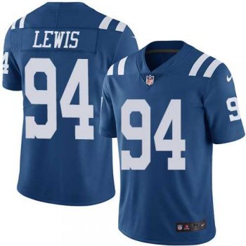 Nike Indianapolis Colts #94 Tyquan Lewis Royal Blue Men's Stitched NFL Limited Rush Jersey