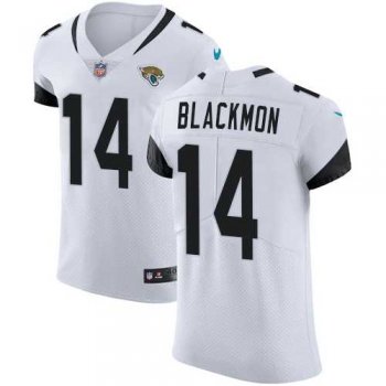 Nike Jacksonville Jaguars #14 Justin Blackmon White Men's Stitched NFL Vapor Untouchable Elite Jersey