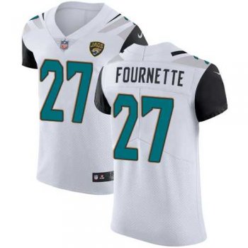 Nike Jacksonville Jaguars #27 Leonard Fournette White Men's Stitched NFL Vapor Untouchable Elite Jersey