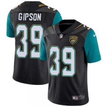 Nike Jacksonville Jaguars #39 Tashaun Gipson Black Alternate Men's Stitched NFL Vapor Untouchable Limited Jersey