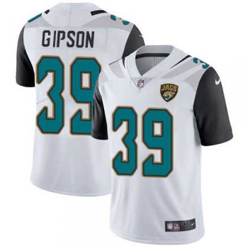 Nike Jacksonville Jaguars #39 Tashaun Gipson White Men's Stitched NFL Vapor Untouchable Limited Jersey