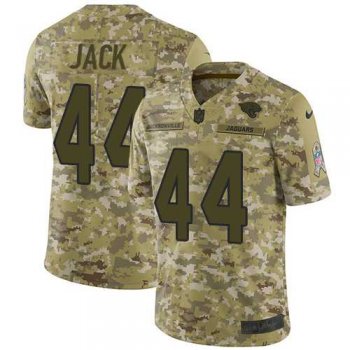 Nike Jacksonville Jaguars #44 Myles Jack Camo Men's Stitched NFL Limited 2018 Salute To Service Jersey