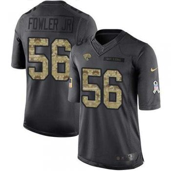 Nike Jacksonville Jaguars #56 Dante Fowler Jr Black Men's Stitched NFL Limited 2016 Salute To Service Jersey