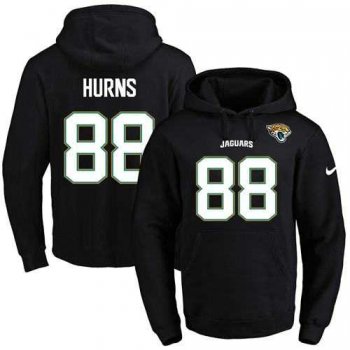 Nike Jacksonville Jaguars #88 Allen Hurns Black Name & Number Pullover NFL Hoodie