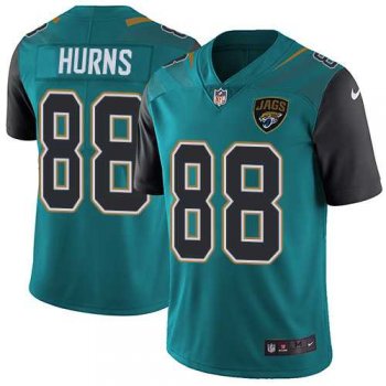 Nike Jacksonville Jaguars #88 Allen Hurns Teal Green Team Color Men's Stitched NFL Vapor Untouchable Limited Jersey