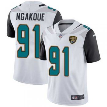 Nike Jacksonville Jaguars #91 Yannick Ngakoue White Men's Stitched NFL Vapor Untouchable Limited Jersey