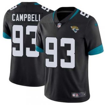 Nike Jacksonville Jaguars #93 Calais Campbell Black Team Color Men's Stitched NFL Vapor Untouchable Limited Jersey