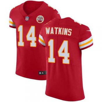 Nike Kansas City Chiefs #14 Sammy Watkins Red Team Color Men's Stitched NFL Vapor Untouchable Elite Jersey