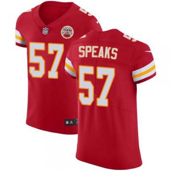 Nike Kansas City Chiefs #57 Breeland Speaks Red Team Color Men's Stitched NFL Vapor Untouchable Elite Jersey