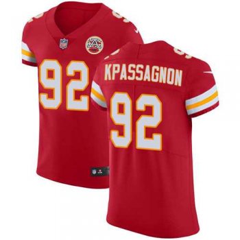 Nike Kansas City Chiefs #92 Tanoh Kpassagnon Red Team Color Men's Stitched NFL Vapor Untouchable Elite Jersey