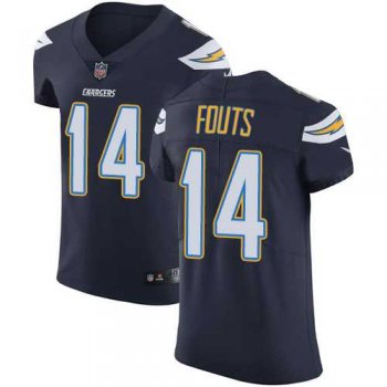 Nike Los Angeles Chargers #14 Dan Fouts Navy Blue Team Color Men's Stitched NFL Vapor Untouchable Elite Jersey