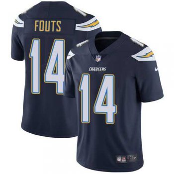 Nike Los Angeles Chargers #14 Dan Fouts Navy Blue Team Color Men's Stitched NFL Vapor Untouchable Limited Jersey