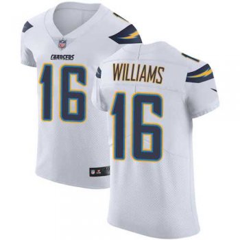 Nike Los Angeles Chargers #16 Tyrell Williams White Men's Stitched NFL Vapor Untouchable Elite Jersey