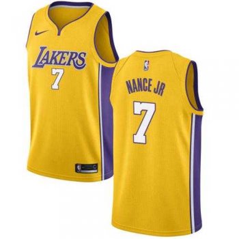 Nike Los Angeles Lakers #7 Larry Nance Jr. Gold NBA Swingman Icon Edition Jersey